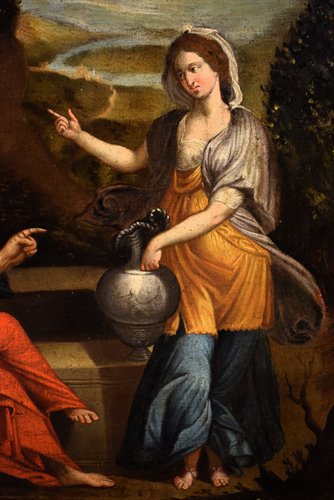 Christ and the Samaritan woman at the well